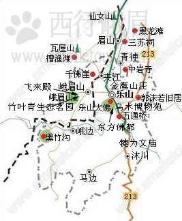 乐山周边旅游景点