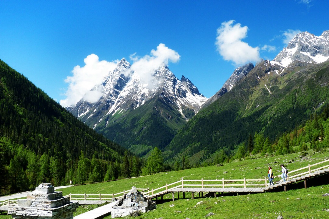 四姑娘山之双桥沟美景